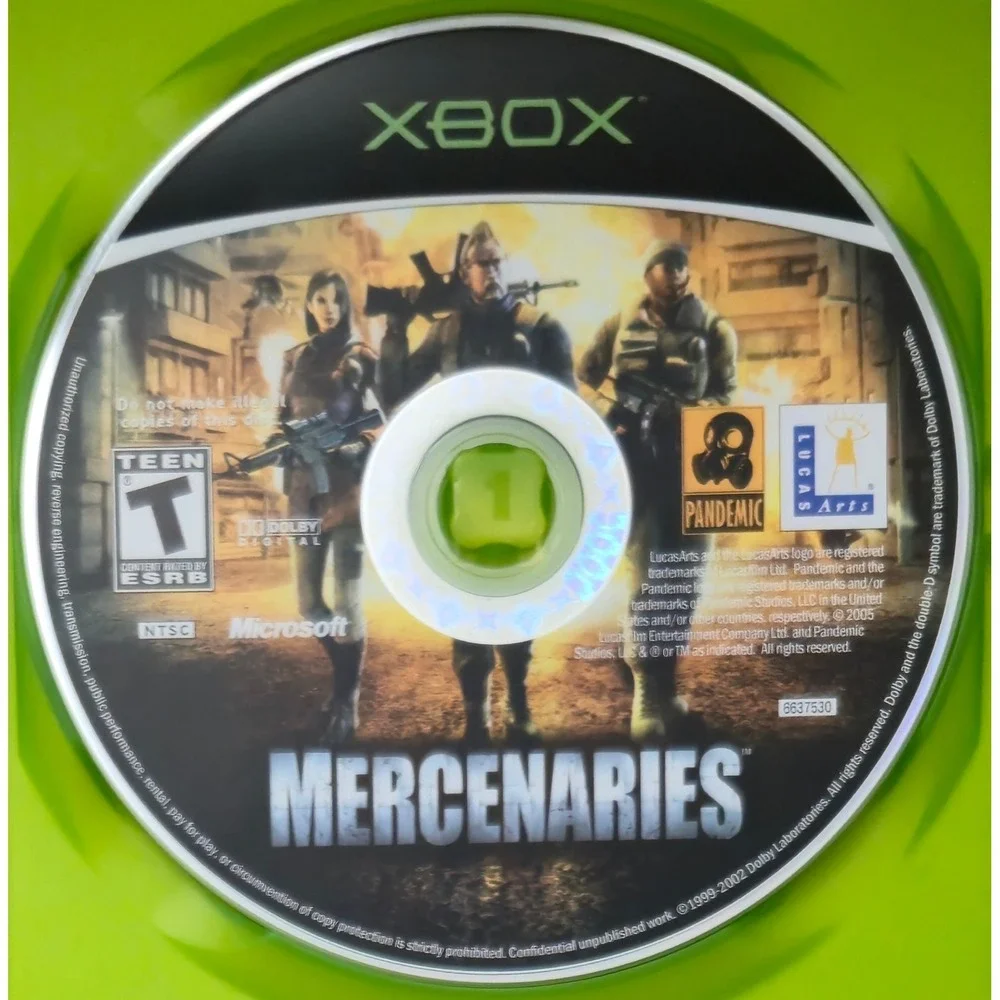 Mercenaries: Playground of Destruction‎ - Xbox - Complete in Box (CIB) - Tested